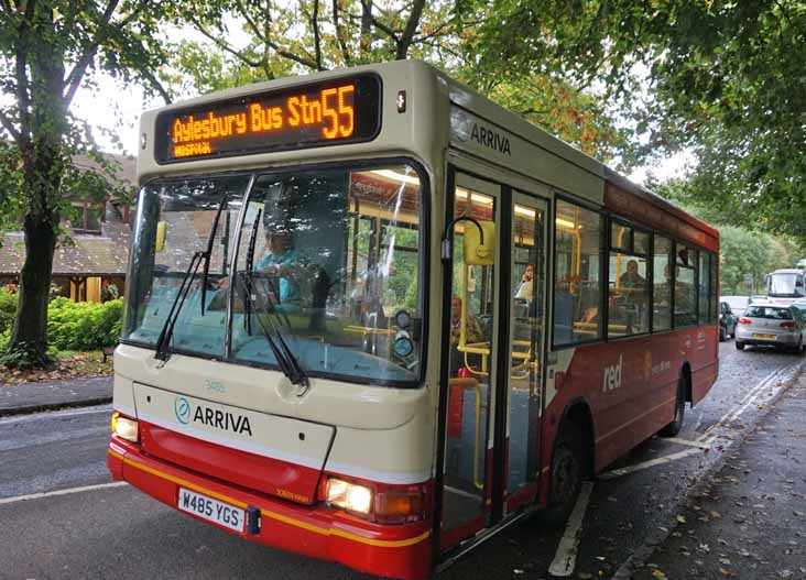 Arriva Shires Dennis Dart MPD 3485